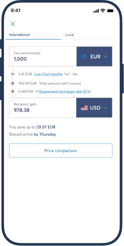 Cheaper and faster to send US dollars to Singapore